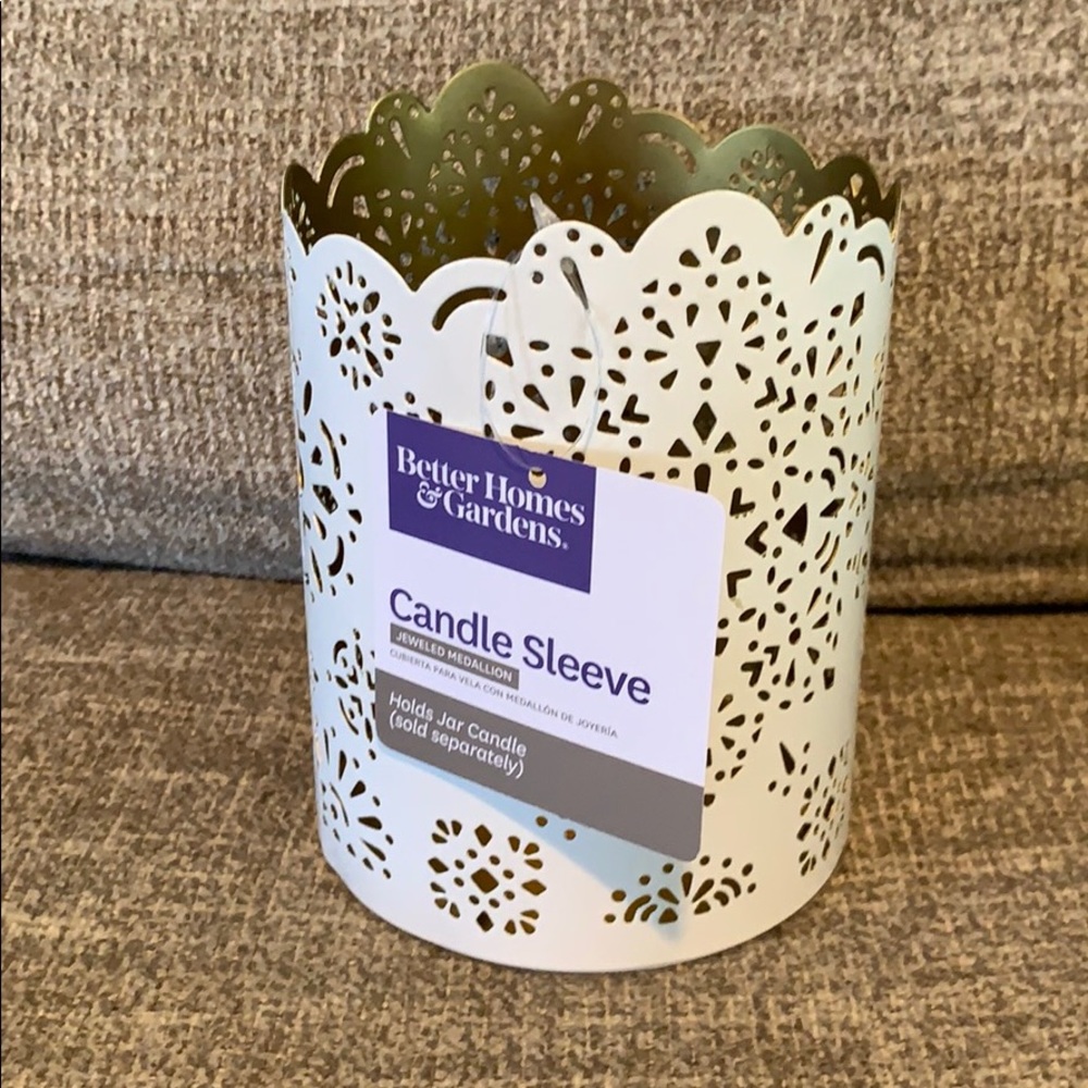 Candle sleeve NWT